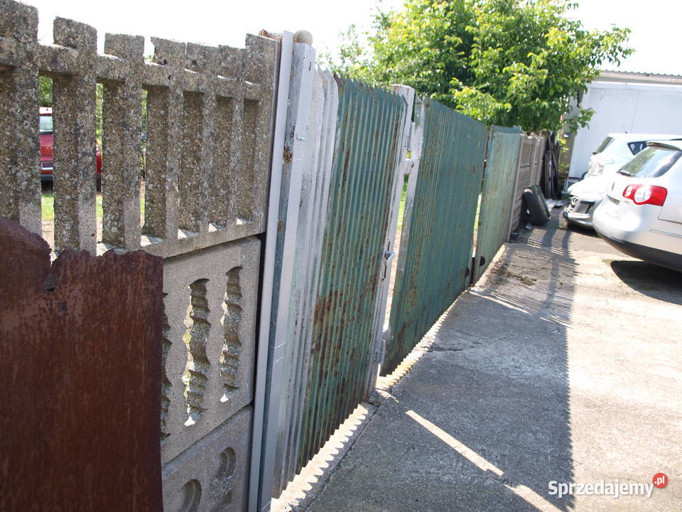 Brama wjazdowa dwu skrzydłowa 470 Furtka 1 m skrzydłowa sprzedam