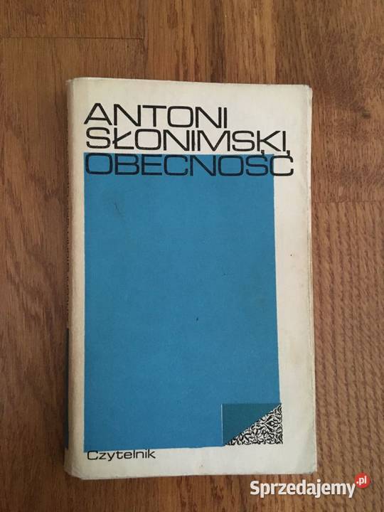 Obecność Felietony 19711972 Antoni Słonimski miękka z obwolutą