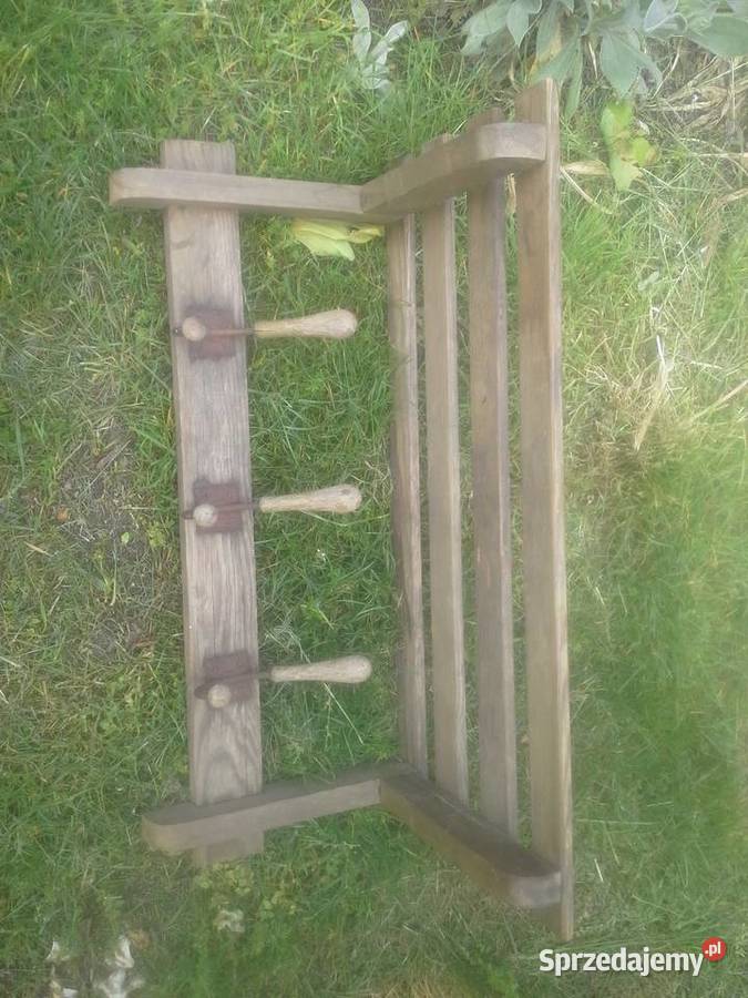 Wieszak drewniany PRL mazowieckie Warszawa sprzedam