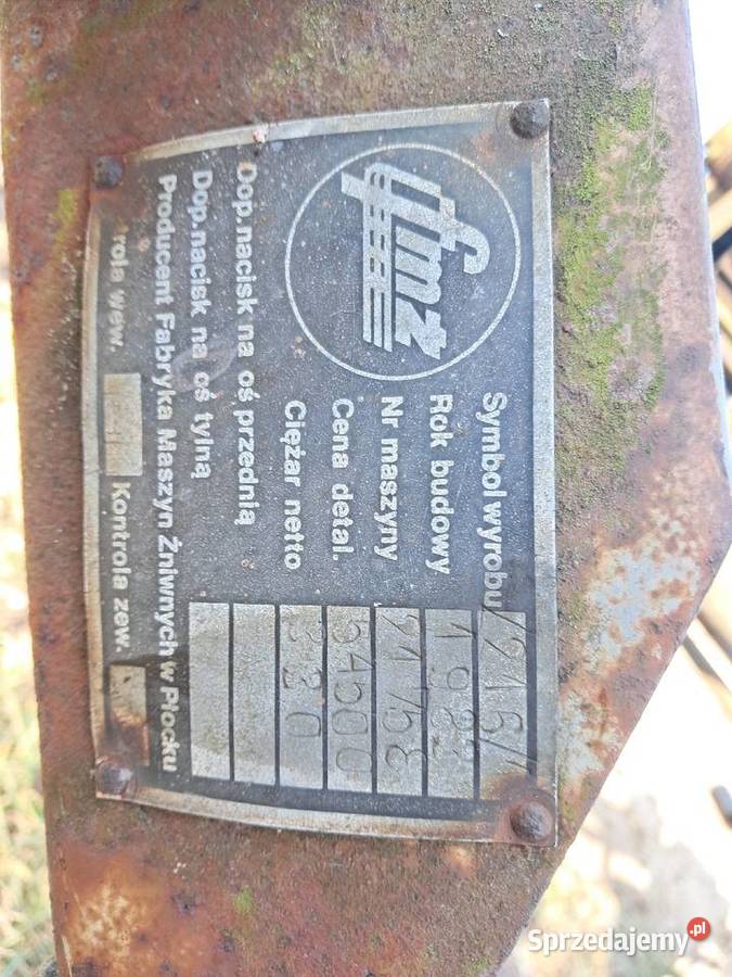 Zgrabiarka przewracarka do siana słomy na 5