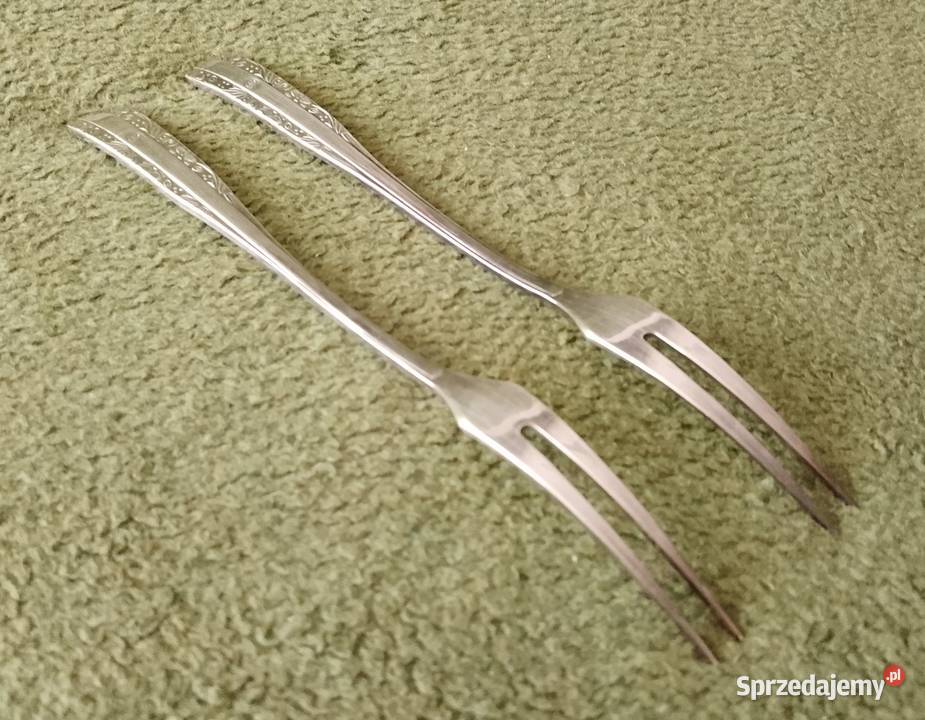 Platerowane widelce serwingowe Hefra wzór Antyki