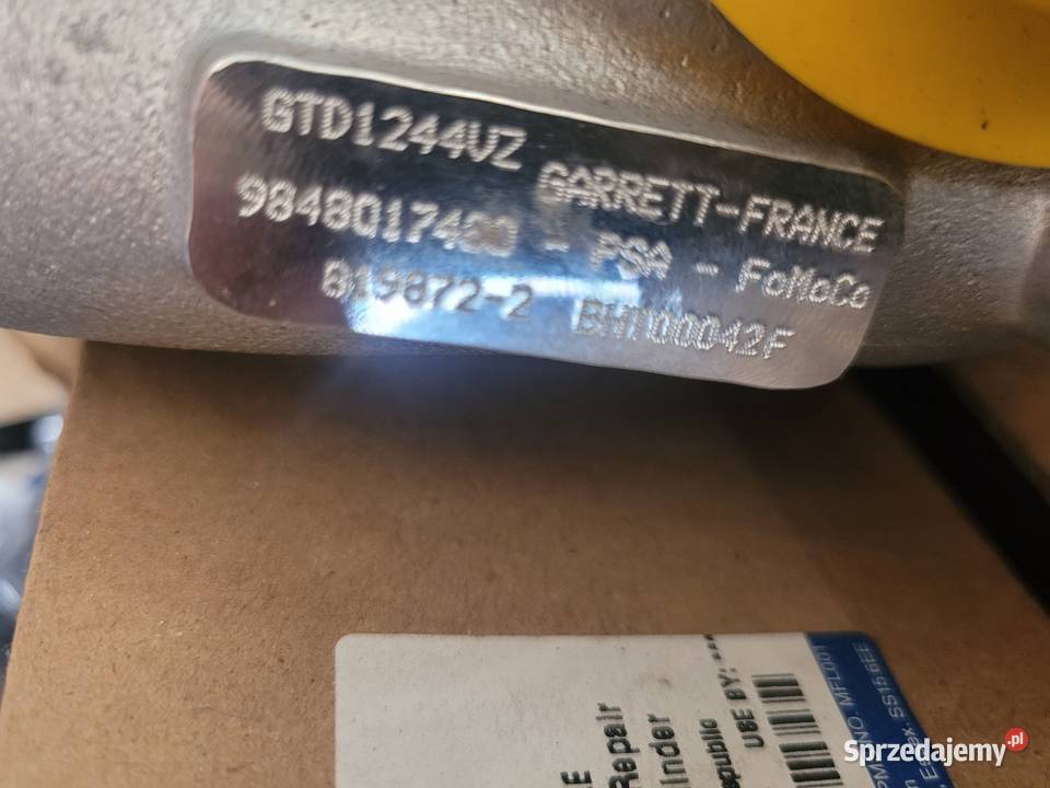TURBOSPRĘŻARKA 9848017480 8198722 FM5Q6K682AA Pozostałe