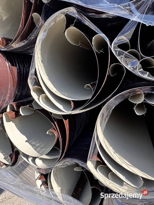 rynna z blachy powlekanej kolor brązowy RAL 8017 Budowa Oleśnica sprzedam