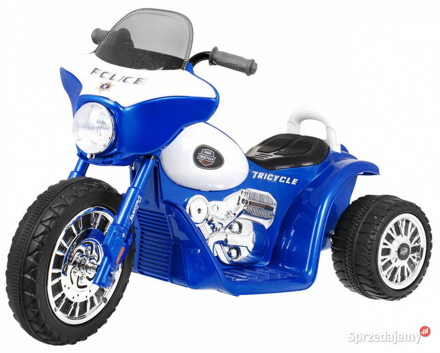 Motorek Chopper na akumulator dzieci Niebieski Łopuszno