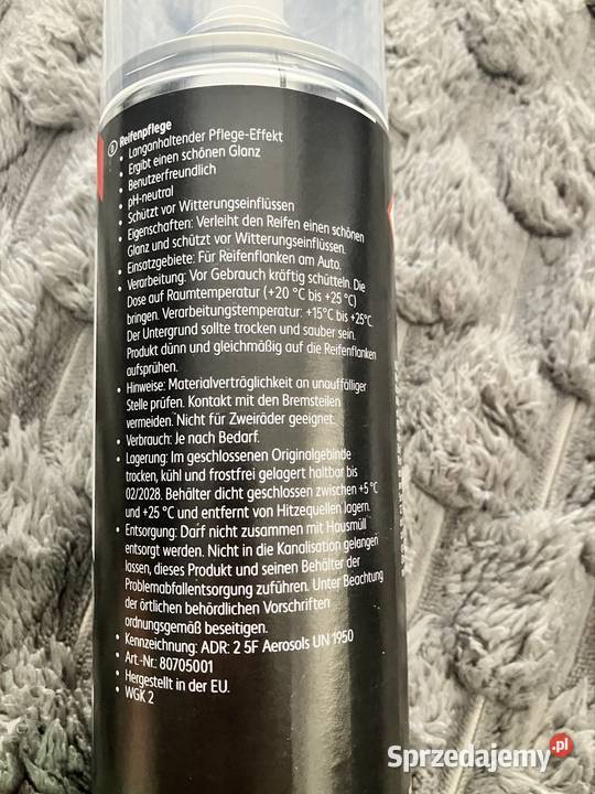 My Project Reifenpflege Tyre Shine 500 ml Czernidła Nowy Sącz