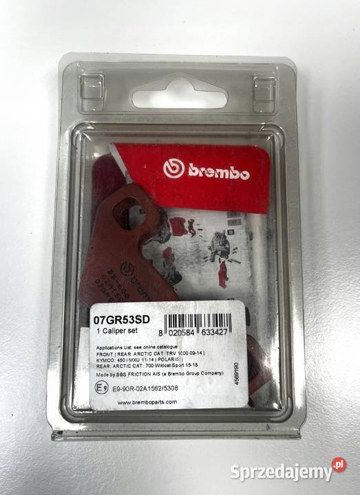 Klocki hamulcowe BREMBO 07GR53SD zam EBC FA395 Łobżenica sprzedam