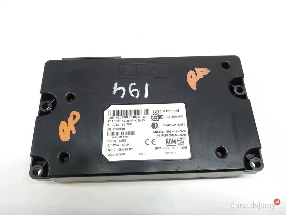 MODUŁ BLUETOOTH D1BT14D212GA Ford Kuga II 2012 osobowe Komputery