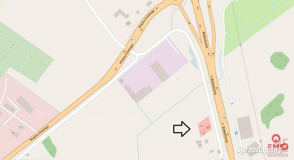 Sprzedaż działki Augustów 1408m2 asfalt