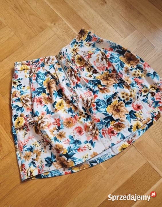 Spódnica Stradivarius kwiaty kwiatki kwiatowa Rozmiar 36(S) małopolskie Kraków