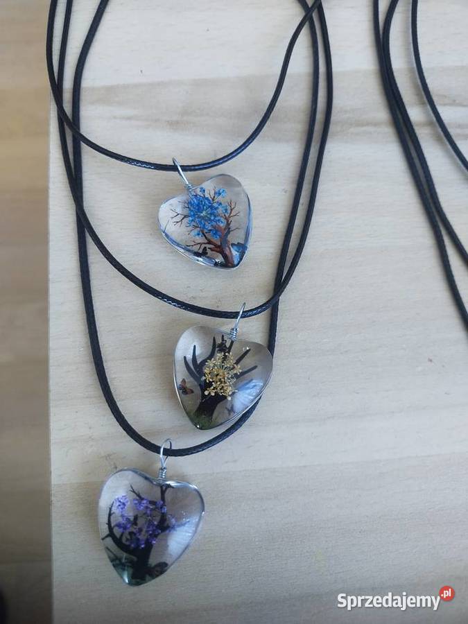 Wisiorek z żywicy Kujawy