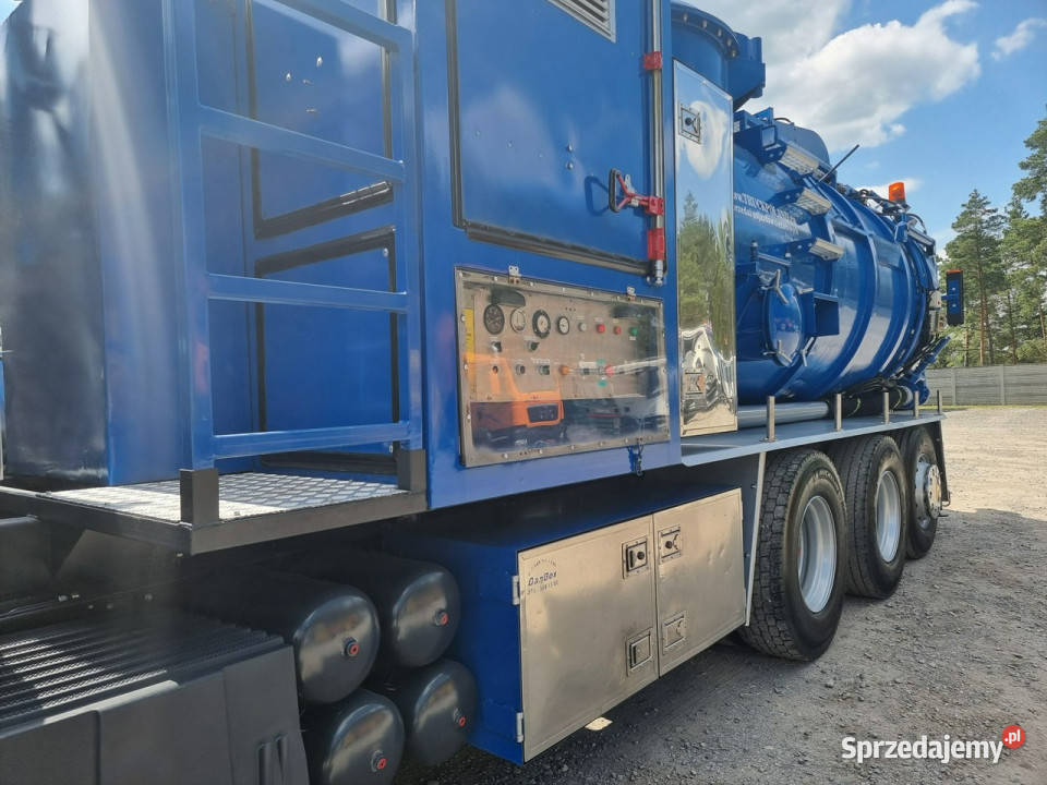 Scania V8 480 EuroVacman Ładowarka próżniowa Samochody ciężarowe Daleszyce sprzedam
