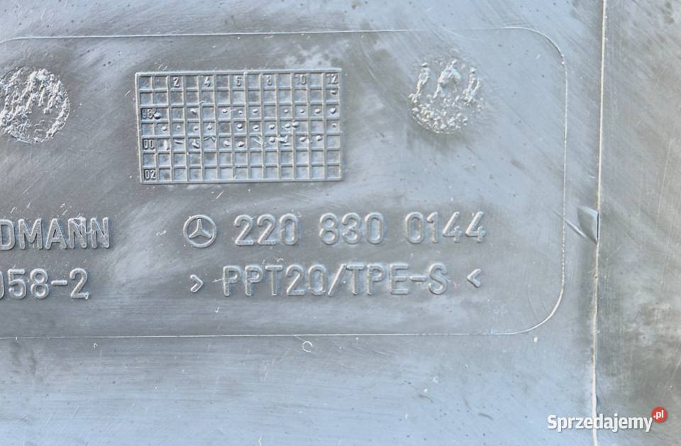 OBUDOWA OSŁONA FILTRA KABINOWEGO MERCEDES W220 Osłony i zaślepki Działoszyce sprzedam