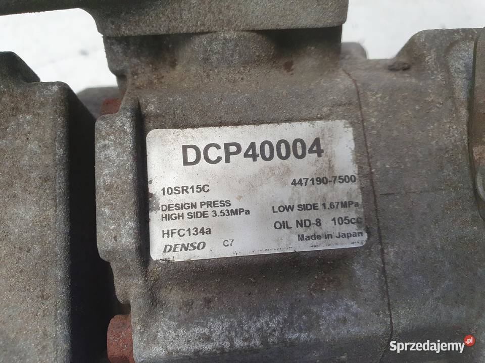 SPRĘŻARKA KLIMATYZACJI Honda CRV CRV III 22 Rudka