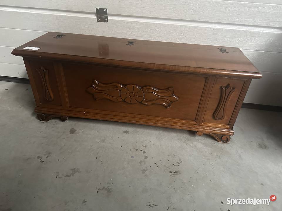 Drewniana skrzynia kufer 118 Sławoszewek