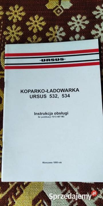 nstrukcja obsługi Ursus 532534 koparkoładowarka Lublin