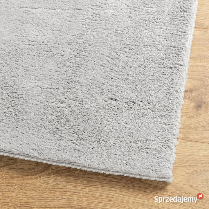 Dywan HUARTE z krótkim włosiem szary 80x200 Warszawa
