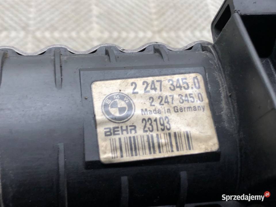 CHŁODNICA WODY BMW E39 29 184 2247345 9604