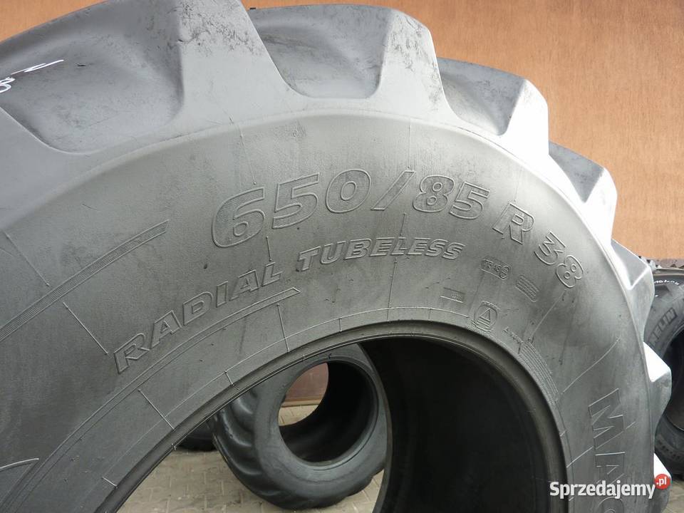 2x Opona używana 65085R38 MICHELIN MACHXBIB 2900 Zaścianki