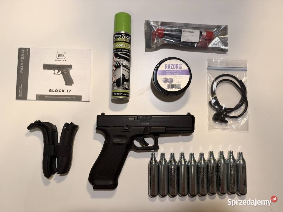 NOWY Pistolet Glock 17 Gen 5 RAM T4E CO2 z Sporty strzeleckie i myślistwo Warszawa sprzedam