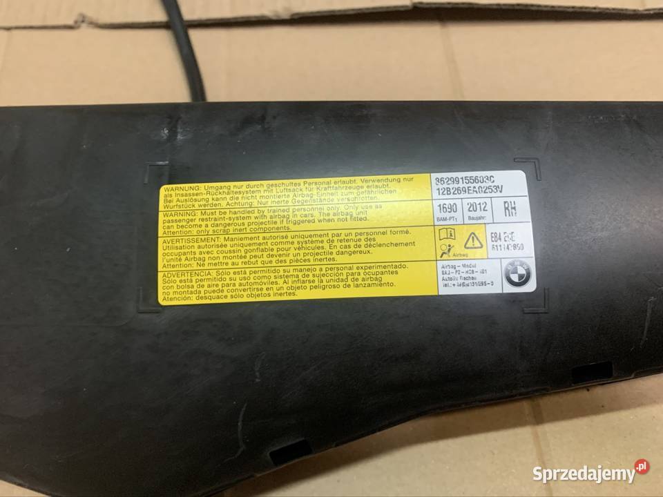 9155603 poduszka powietrzna airbag fotela prawa