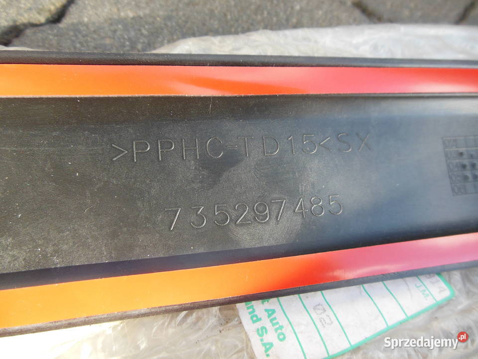 PANDA II LISTWA DRZWI LEWY PRZÓD LEWY TYŁ Kozy