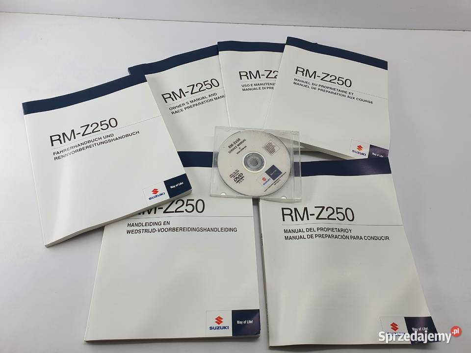 Ksiazka Serwisowa Ksiazki Plyta Suzukli Rmz Łódź