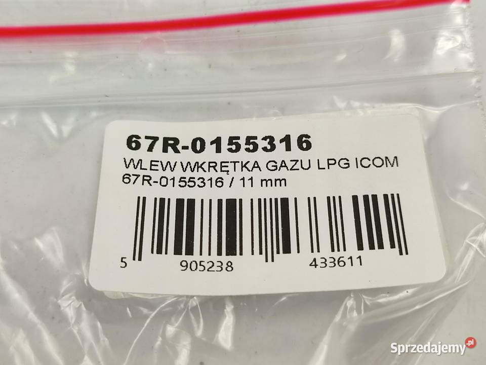WLEW WKRĘTKA GAZU LPG ICOM 67R0155316 11mm