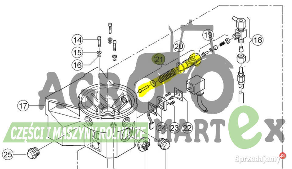 0000784140 00784140 0784140 ELEMENT POMPY CLAAS Wichrów