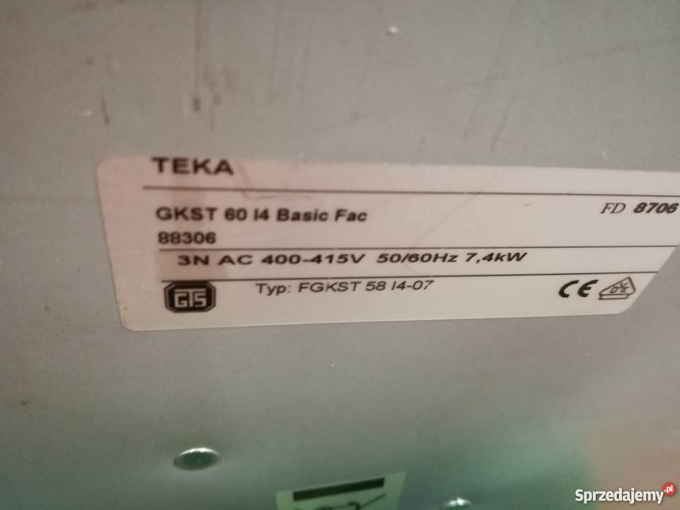 TEKA pola pole grzejne indukcji płyty mazowieckie Warszawa