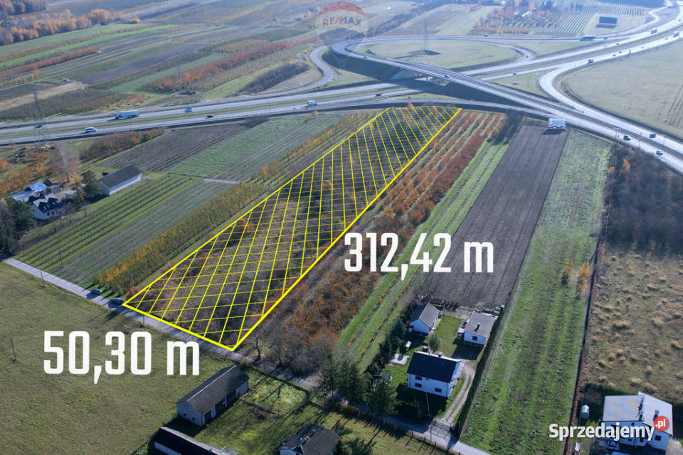 Działka usłgowa trasie S7 i Alei Krakowskiej mazowieckie Rembertów