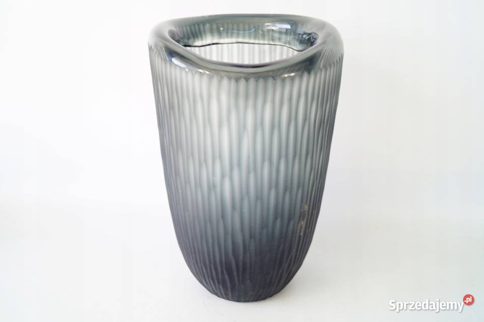 Nowoczesny szklany wazon DESIGN 7 ciekawy Gizałki