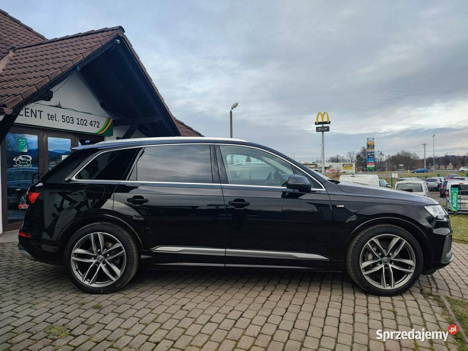 Audi Q7 Krajowy serwisowany w ASO SLine II 2015 elektryczne lusterka Ustroń