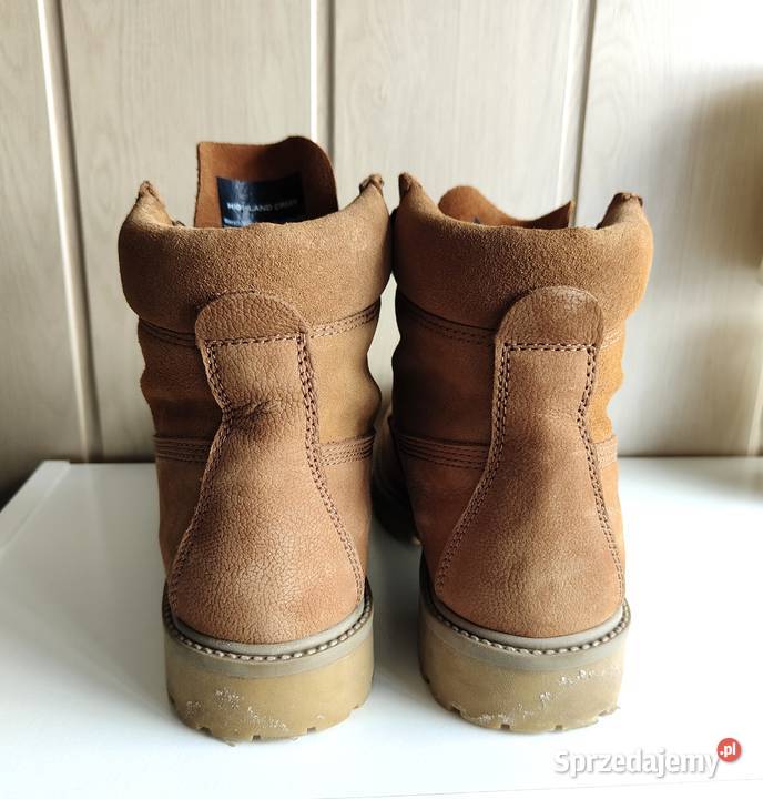 Buty zimowe Highland Creek 39 skórzane brązowe Szczecin