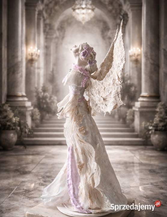 Piękny anioł ecru róż perła Zamość sprzedam