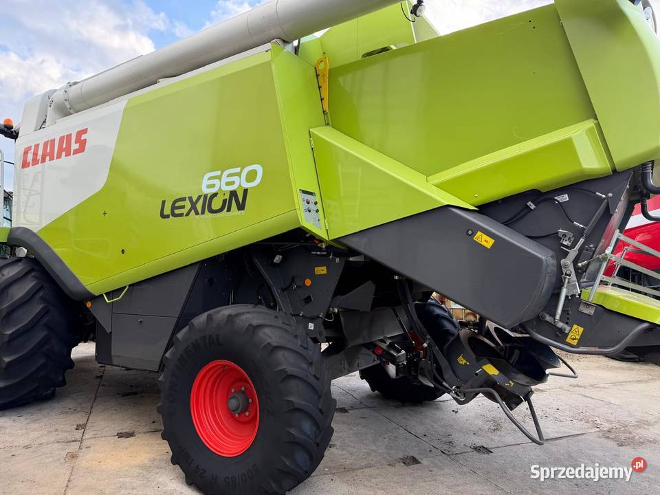 Kombajn zbożowy Claas Lexion 660 heder V750 Nowa Ruda
