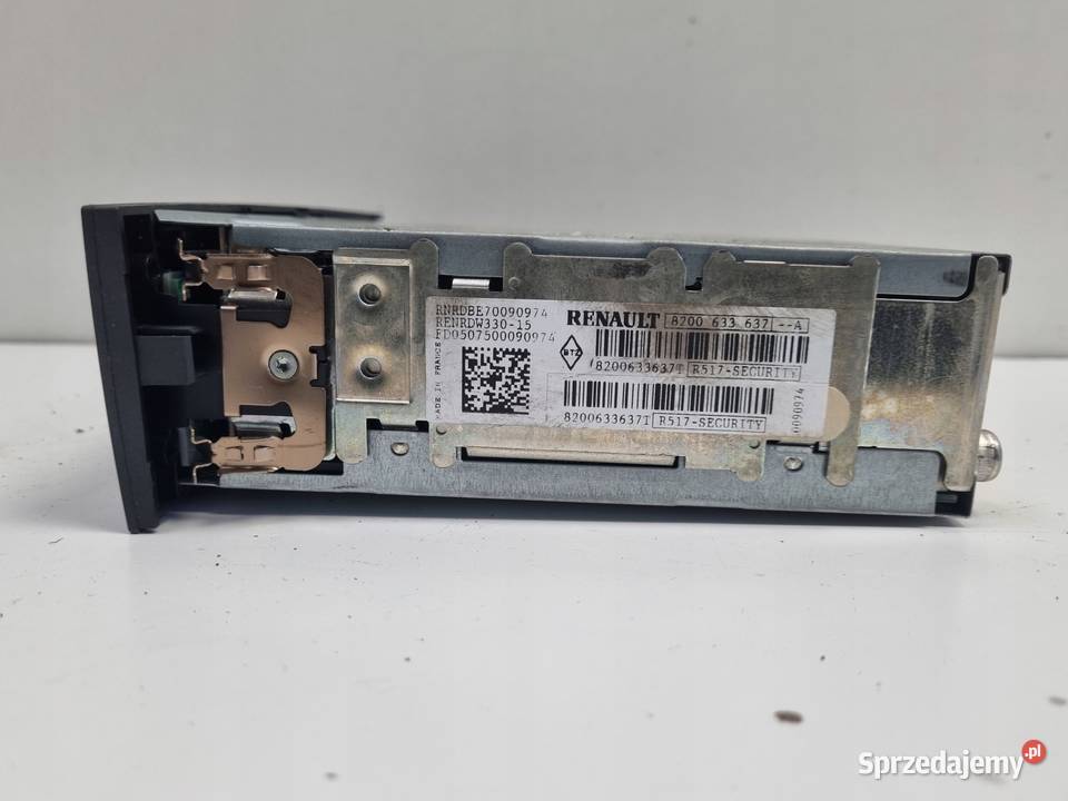RADIO Renault Megane II Scenic II 8200633637 Rudka