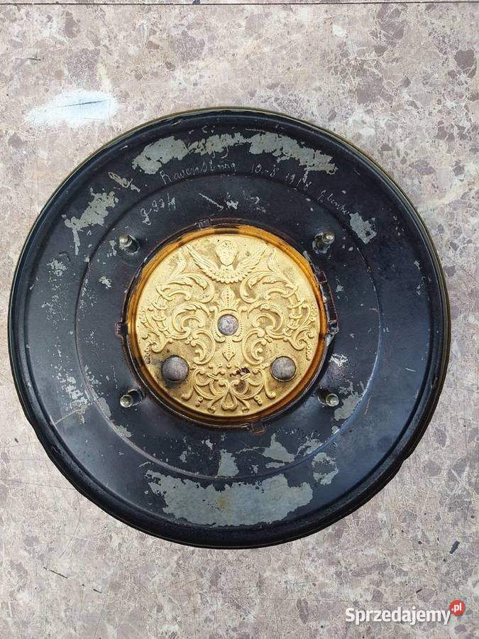 786 Tarcza zegara Kienzle tzw porcelanka ecru Tczew