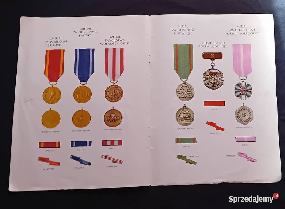 Wzory orderów i odznaczeń Załącznik do uchwały Antykwariat Koźminek