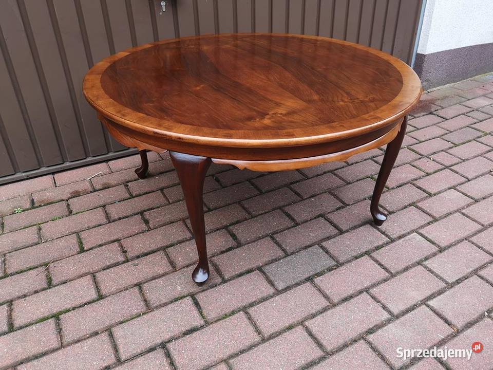 Stolik Ława Kawowy Orzech Ludwik Stary Renowacji wielkopolskie Swarzędz sprzedam