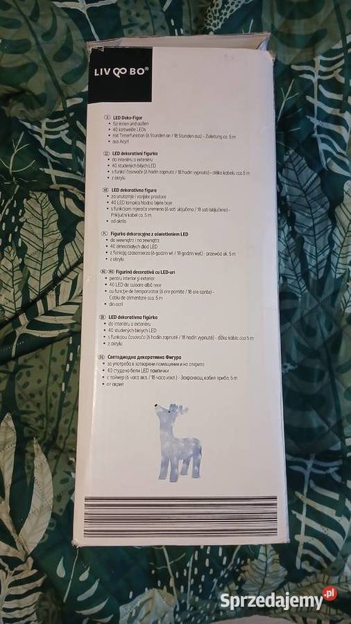 LED Deko figur jelonek led Łódź sprzedam