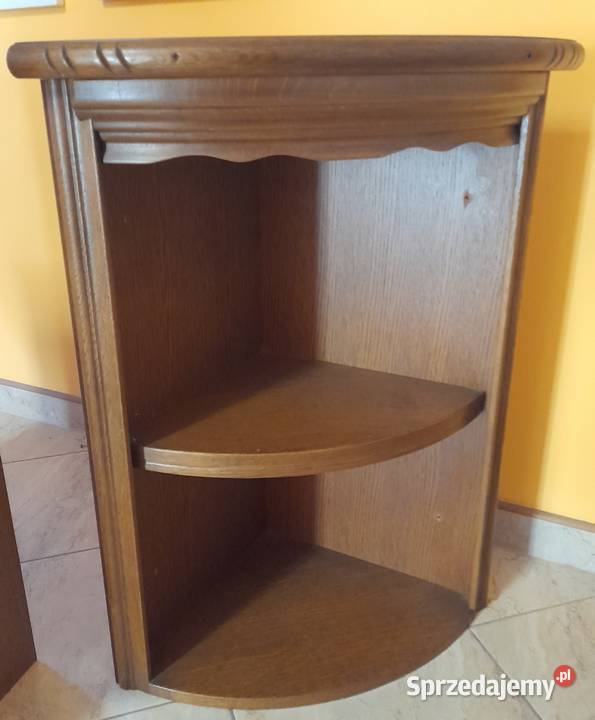 Dwa solidne dębowe regały szafki wiszące stojące 72cm Kołobrzeg sprzedam