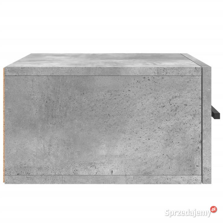Wisząca szafka nocna szarość betonu 35x35x20 mazowieckie