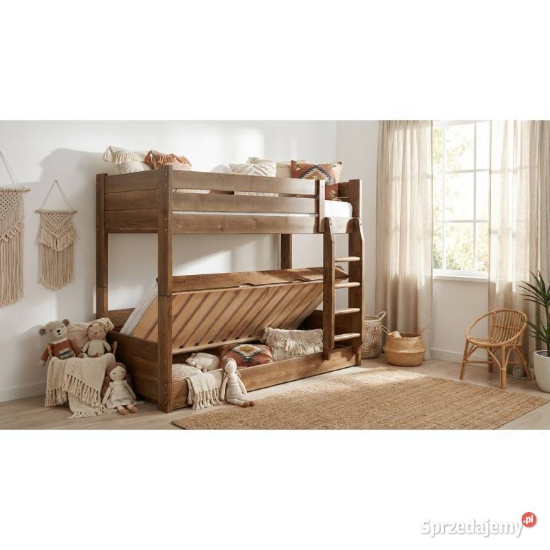 Łóżko piętrowe otwierane EVER mega mocne 80cm Prudnik