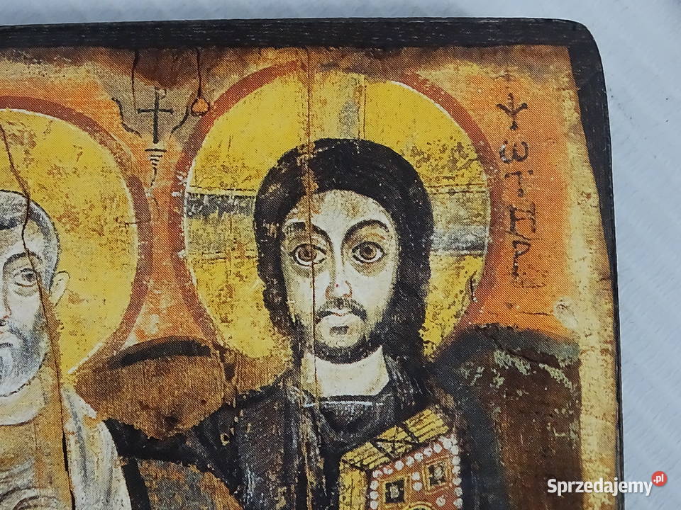 Ikona Przyjaźni Chrystus I Menas Kopia Na Biłgoraj