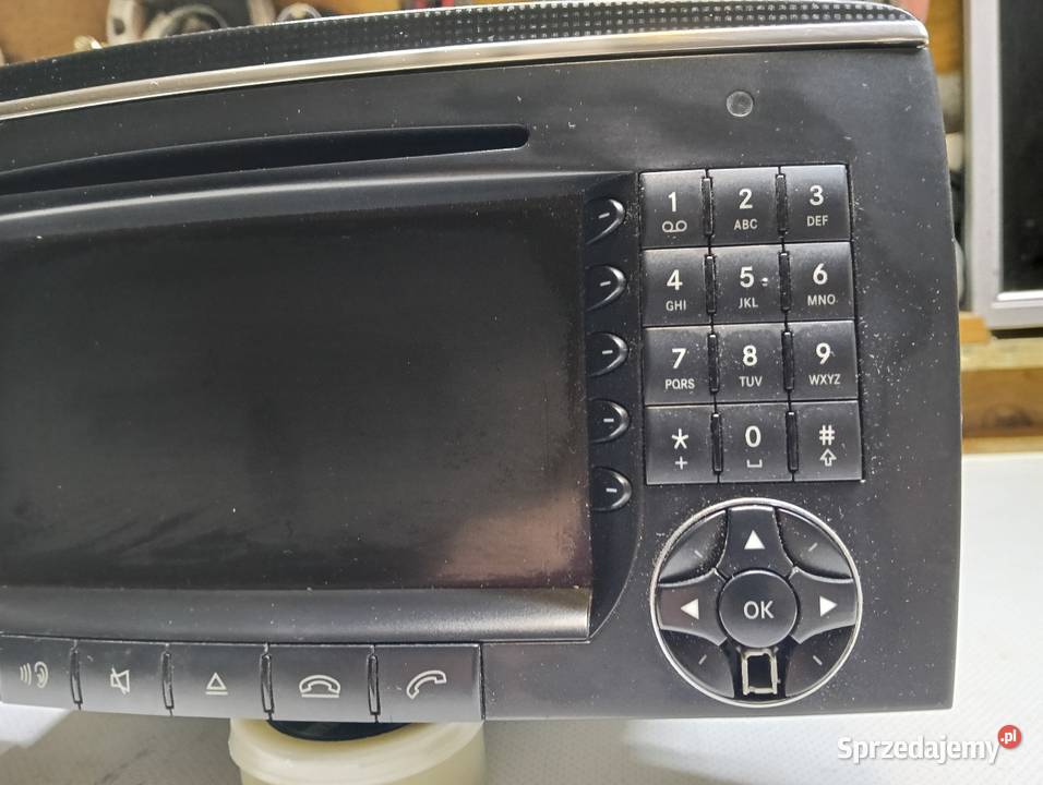 Radioodtwarzacz GPS MercedesBenz ML W164 Nawigacje GPS Drążdżewo Nowe