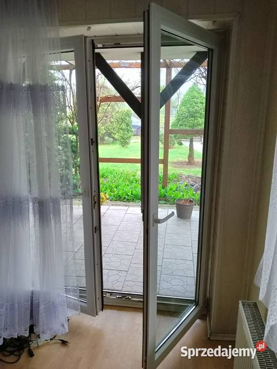 Okno tarasowe drzwi duże trójdzielne Niepołomice