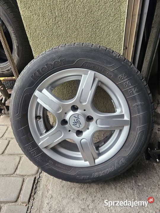 Felgi aluminiowe 4x100 14 ET35 z oponami letnimi Rudy