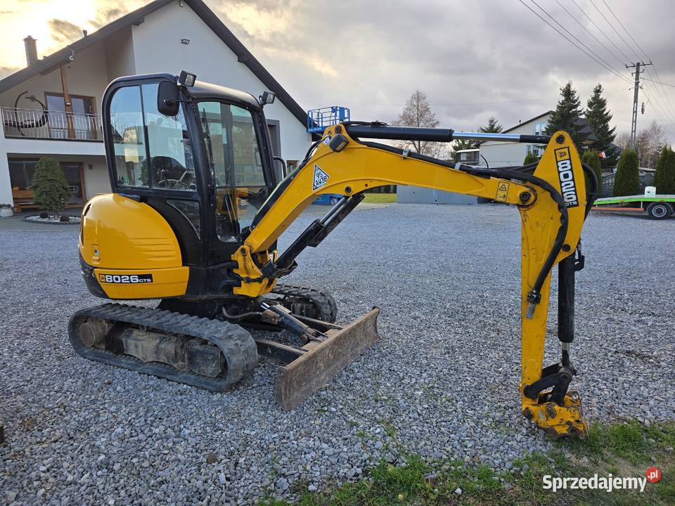 Minikoparka JCB 8026 sprowadzona 1660 mtg gotow nie Bieliny
