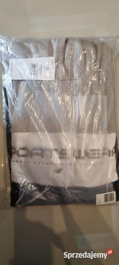 Bluza dresowa 4F z kapturem męska szaroczarna Legnica sprzedam