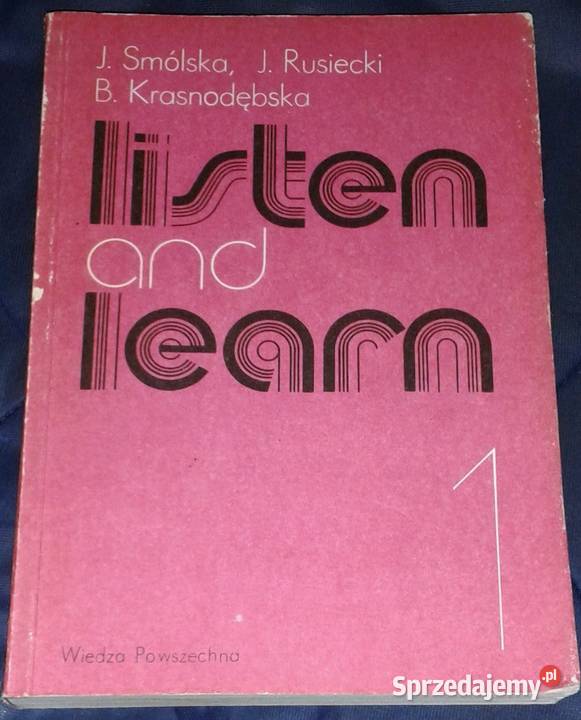 Listen and learn 1 J Smólska J Rusiecki Pozostałe lubelskie Chełm sprzedam